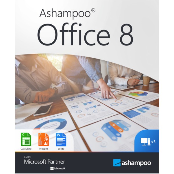 Ashampoo Office 8 - 5 PC Vollv. ESD